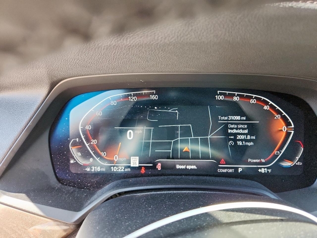 2022 BMW X5 XDRIVE40I панель